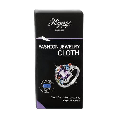 Hagerty Fashion Jewellery Polishing Cloth Cubic Zirconia Crystal 30x36cm
