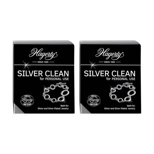 2PK Hagerty Silver Jewellery Cleaning Solution/Bath Metal Care Accessory 170ml