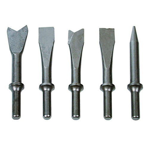 5pc Ampro A1702 Air Chisel Chrome Steel Moly Set For Air Hammers