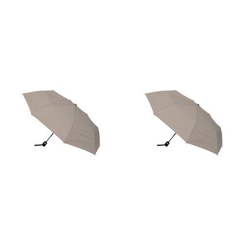 2PK Clifton UPF50+ Auto Open Fashion Folding Umbrella - Grey