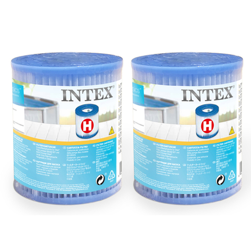 2PK Intex Filter Cartridge H