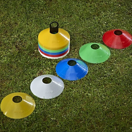 50pc Mitre Cone Space Marker - Multi-Coloured