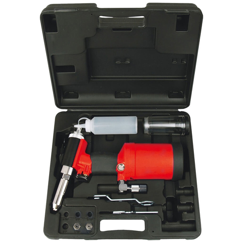 Ampro A3706 3/16" Air Riveter 90Psi Tool w/ Nozzel/Spanner