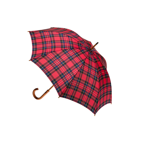 Clifton Women's Walking 103cm Wood Handle Umbrella - Royal Stewart Tartan