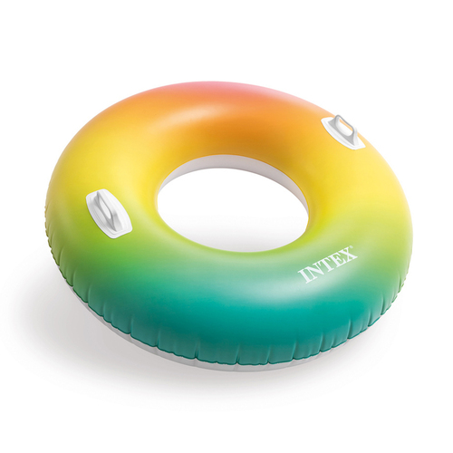 Intex Rainbow Ombre Inflatable Tube Float