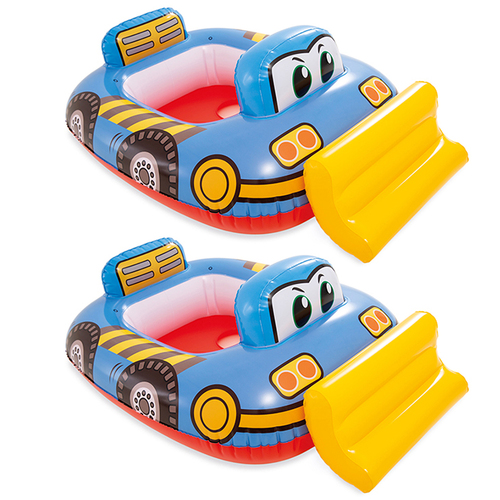 2PK Intex Kiddie Car Floats Assorted Inflatable Kids Floats 1-2Y+