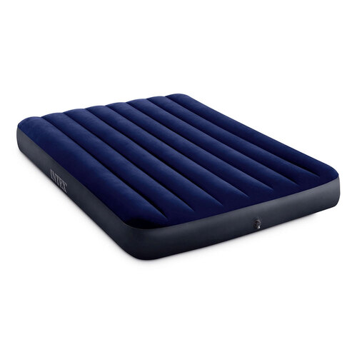Intex 137cm x 1.91m Dura Beam Full Downy Airbed Blue