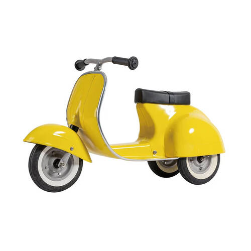 Ambosstoys Primo Ride-On Toy Classic Yellow Scooter 3-Wheel Kids/Children - 3y+