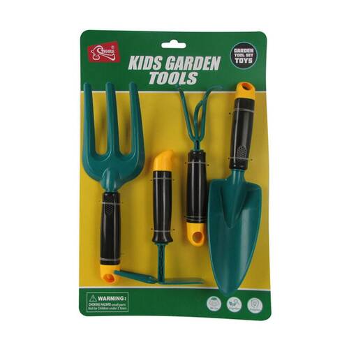 4pc ABT Kids Play Pretend Gardening Tools Set Garden Kit 3Y+