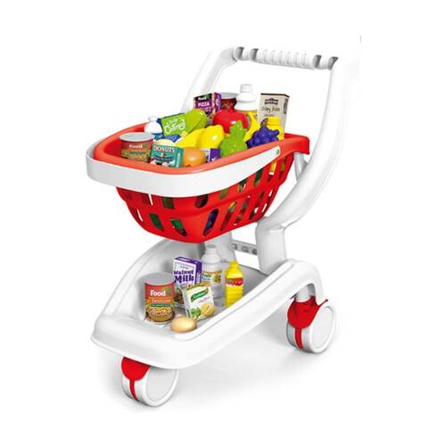 36pc ABT Shopping Cart Playset Kids Imaginative Toy Set 3Y+