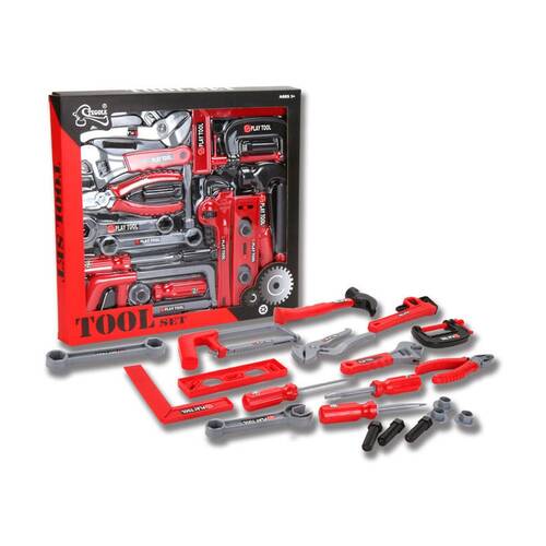 12pc ABT Kids Play Pretend Tool Set and Accessories 3Y+ Assorted