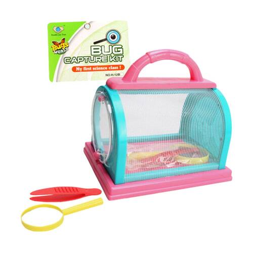 ABT Kids Bug Capture Kit With Magnifying Glass Tweezers 3Y+ Assorted