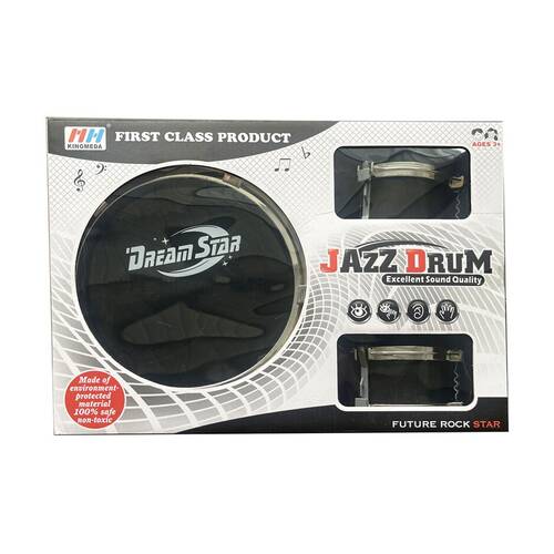 ABT Kids Jazz Style Drum Set W/ Drumsticks Musical Instrument 3Y+