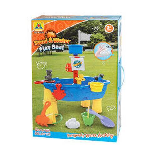 21pc ABT Sand And Water Play Boat Table Kids Outdoor 3Y+