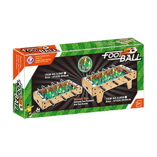 ABT Tabletop Soccer 61cm Compact Foosball Game Wooden Finish 3Y+