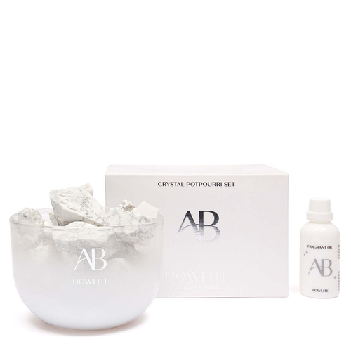 3pc Aromabotanical Crystal 50ml Potpourri & Oil Set - Howlite