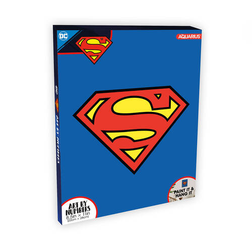 Aquarius DC Comics Superman Mini Art by Numbers 22x28cm