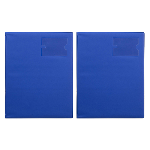 2PK Marbig Pro Flexibinder A4 File Organiser 20mm Binder - Royal Blue