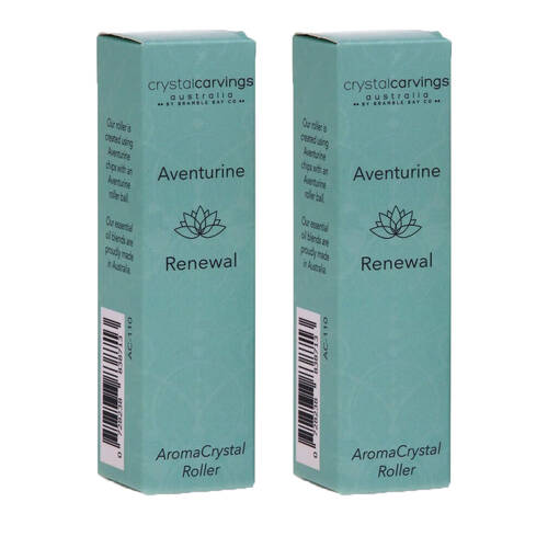 2PK Bramble Bay Renewal Aroma Crystal Roller Lime Clove Cinnamon & Nutmeg 5ml