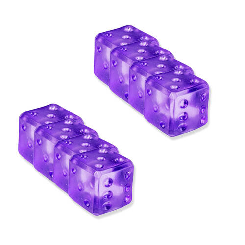 8PK Smooshos Super Squeeze Dice Soft Portable Multi-Coloured Squishy Toy Assorted