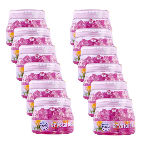12PK Aussie Clean Crystal Beads Air Freshener 340g - Lily