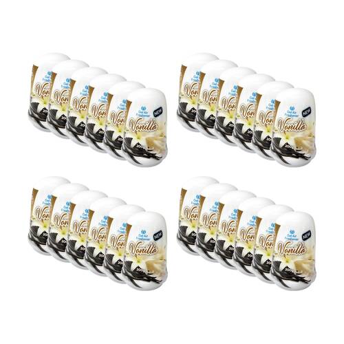 24PK Cleana Air Fresh Cone Gel Room Scent/Air Freshener 200g Vanilla Fragrance 
