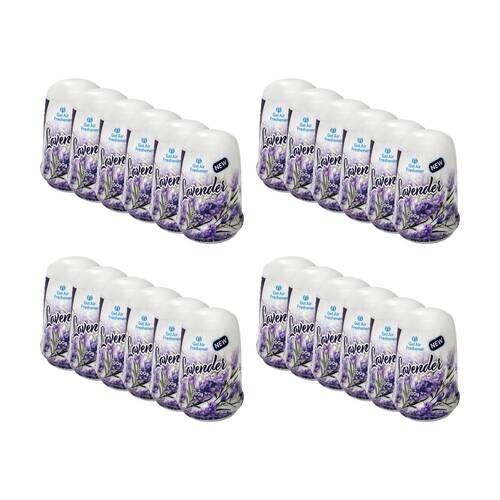 24PK Cleana Air Fresh Cone Gel Room Freshener 200g Lavender/Floral Fragrance