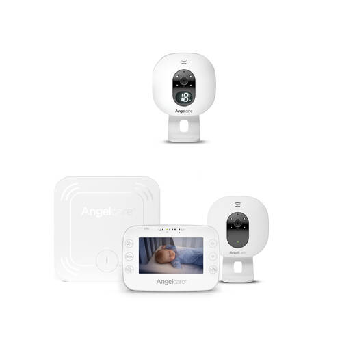 Angelcare Movement Video & Sound Monitor w/ Additional Camera