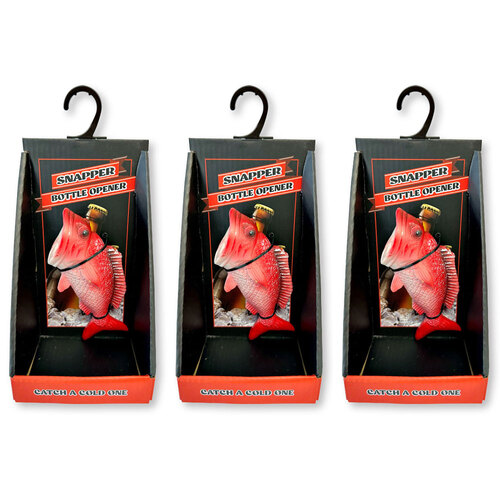 3PK Sea Pro Snapper Manual Beer/Soda/Bar Drink Bottle Opener