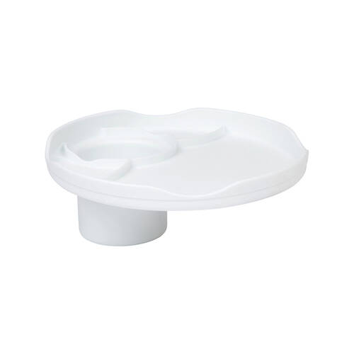 RoboCup Multi-Section Camping/Travel Plate 21.6cm - White