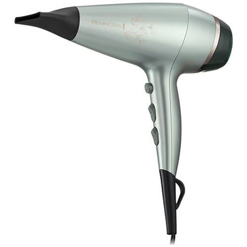 Remington Botanicals Hairdryer Ionic Airflow Healthy Shine Teal Green
