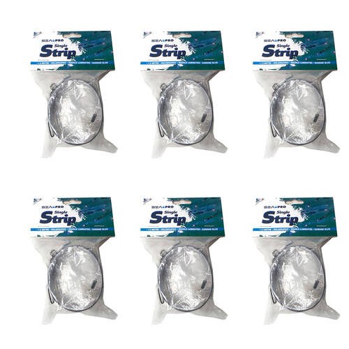 6PK Sea Pro Laser Fish Strip Offshore Trolling Lure Single17x12cm