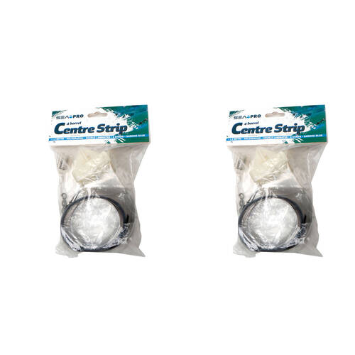 2PK Sea Pro Laser Fish Strip 4 Barrel Centre Offshore Trolling Lure 23x14cm