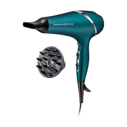 Remington Advanced Coconut Therapy Hairdryer Salon Quality Green/Champagne