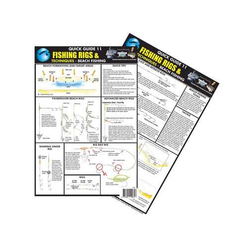 AFN A4 Quick Guide 11 Beach Fishing Tips Handy Manual