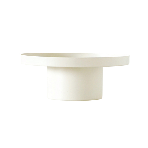Rayell Shay 35cm Metal Tray Display Stand - Cream 