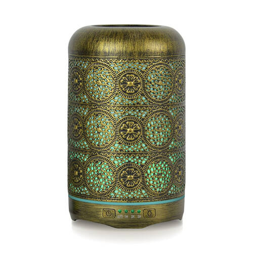 Activiva 260ml Metal Aroma & Essential Oil Diffuser Gold