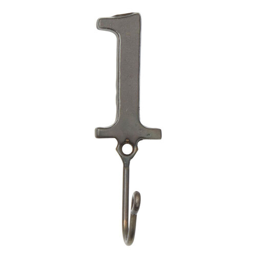 Orwell 11cm Number Hook - Number One