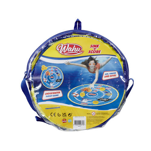Wahu Sink n Score Pool Darts Game Underwater Target Practice Kids Toy 5y+