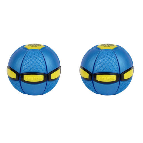 2PK Wahu Phlat Ball Jnr Transform Disc to Pop-up Outdoor Toy Kids 5y+ Assorted
