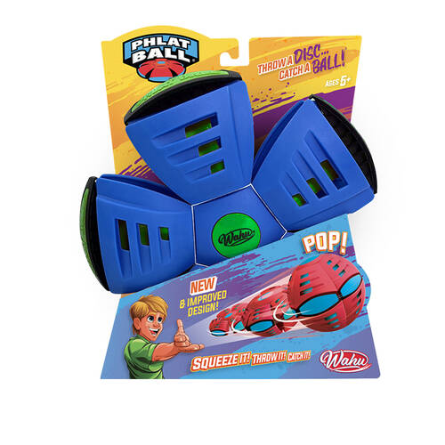 Wahu Phlat Ball Classic Disc to Transformation Flying Toy Kids 5y+ Assorted