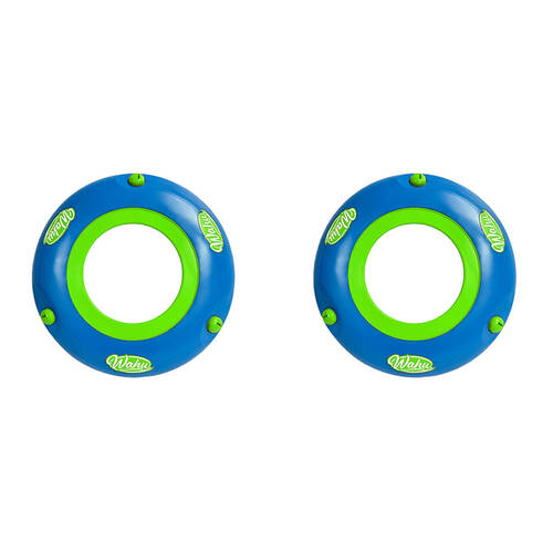 2PK Wahu Sonic Whistler Soft Grip Flying Outdoor Beach Disc Frisbee Toy Kids 6y+