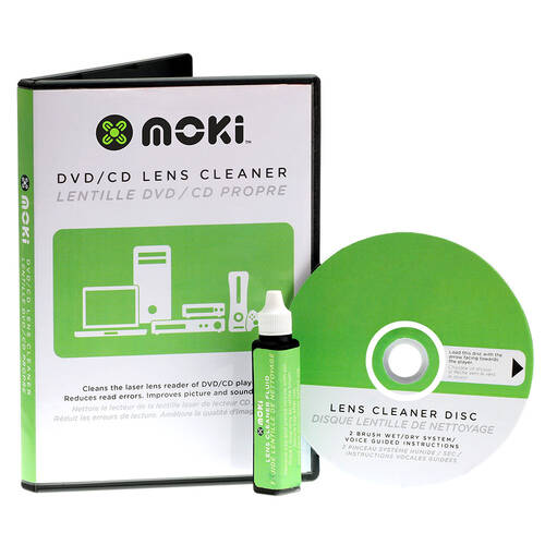 Moki DVD/CD Game Lens Cleaner Kit