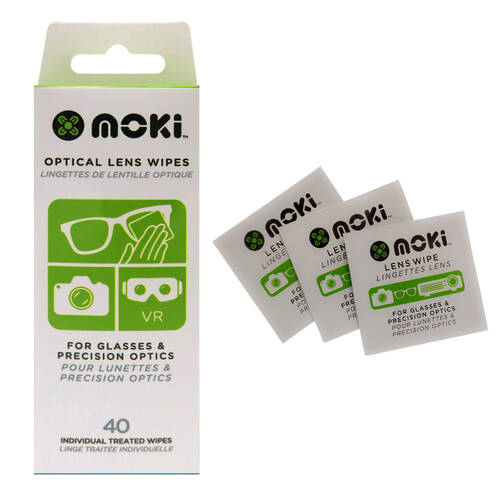 40pc Moki Optical Lens Wipes Pack