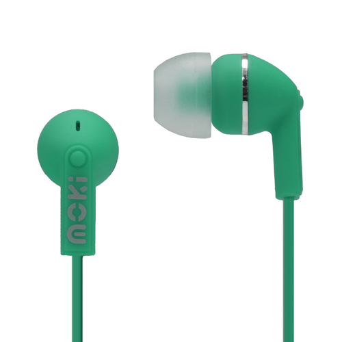 Moki Dots Noise Isolation Earbuds - GREEN 