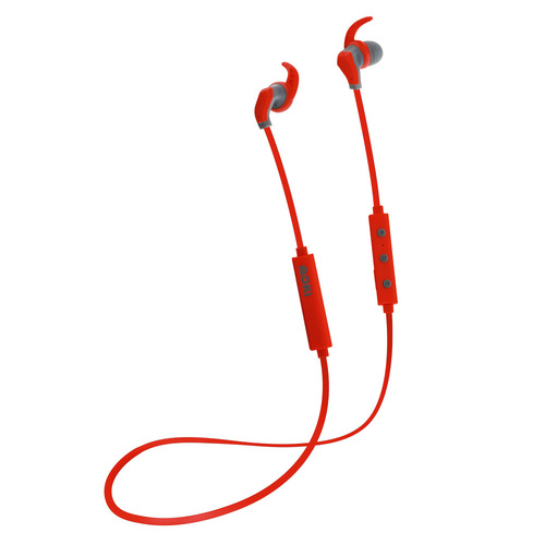 Moki Hybrid Bluetooth Earphones Red