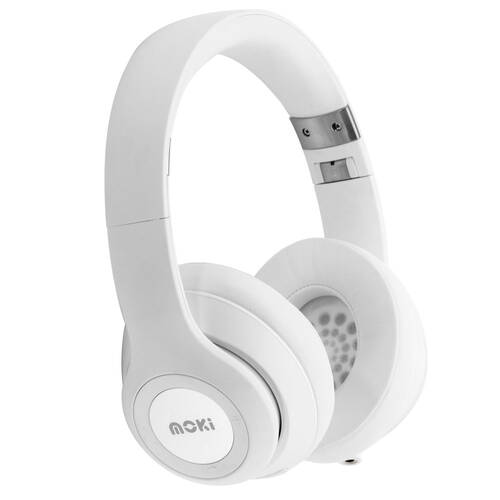 Moki Katana Bluetooth Wireless Headphones - White