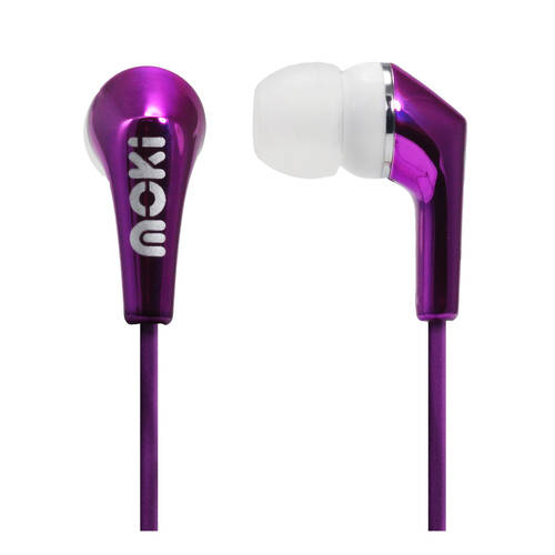 Moki Metallics Earphone - PINK