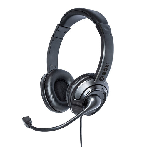 Moki USB Headphones w/Boom Microphone