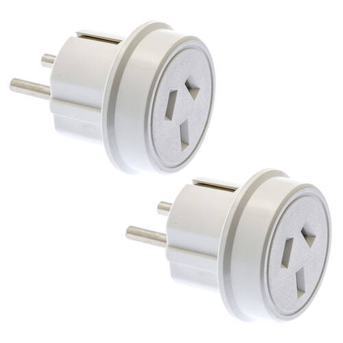2PK Moki Travel Adaptors - AUS/NZ to Europe & Bali